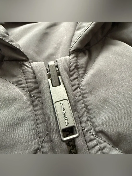 Frank & Oak Men's Skyline Reversible Hooded Quilted Black Puffer Jacket - Picture 9 of 16